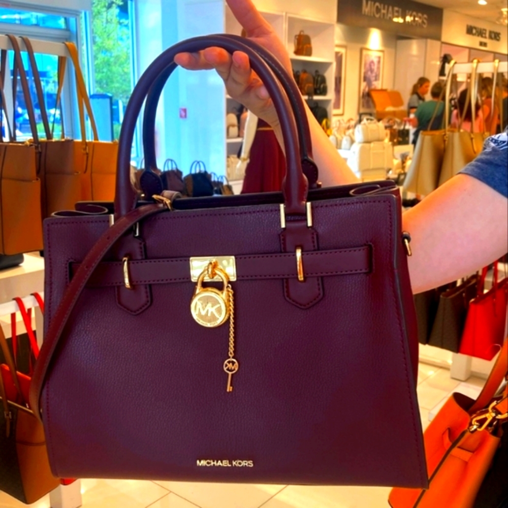 Michael Kors Large Hamilton Satchel EUC - NEW 🦋